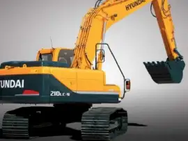 Гусеничный экскаватор Hyundai R210NLC-9S габарит