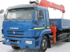 Кран манипулятор КамАЗ 65117 тягач